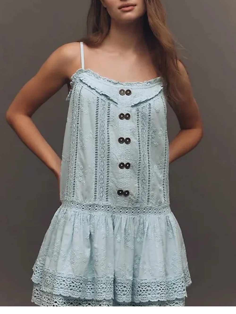 Anthroplogie Lace mini dress - Picture 2 of 6